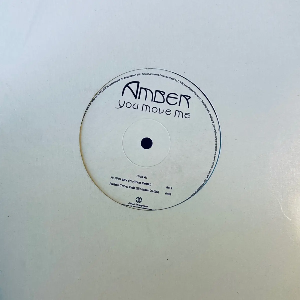 Amber -- Yoe Move Me -- 12" Remix Lp Vinyl - Used 1