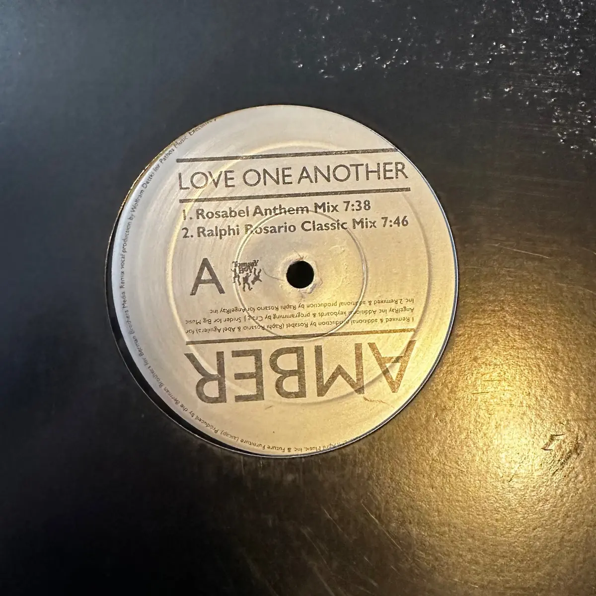 Amber -- Love One Another -- 12" Remix Lp Vinyl - Used 1