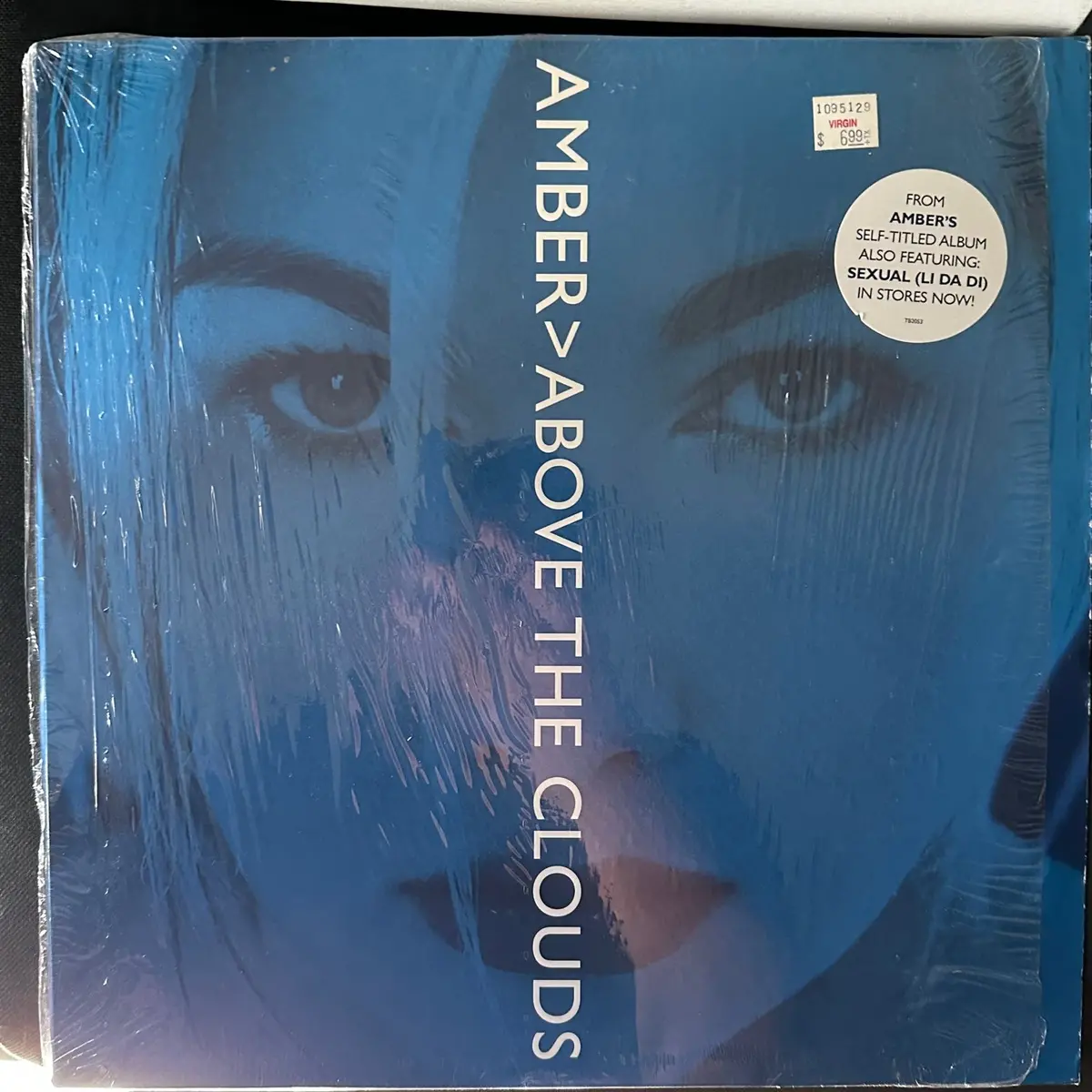 Amber -- Above The Clouds 12" Vinyl + Bonus Album Poster Flat Cover Art - Used 2