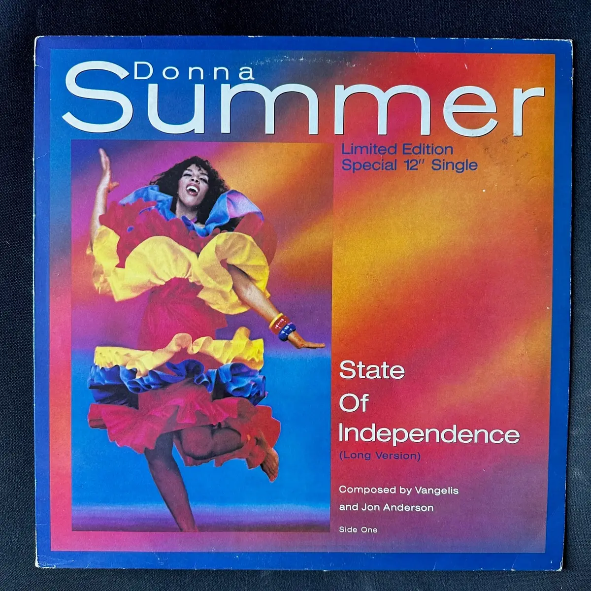 Donna Summer -- State Of Independence Uk  Limited 12" Lp Vinyl - Used 1