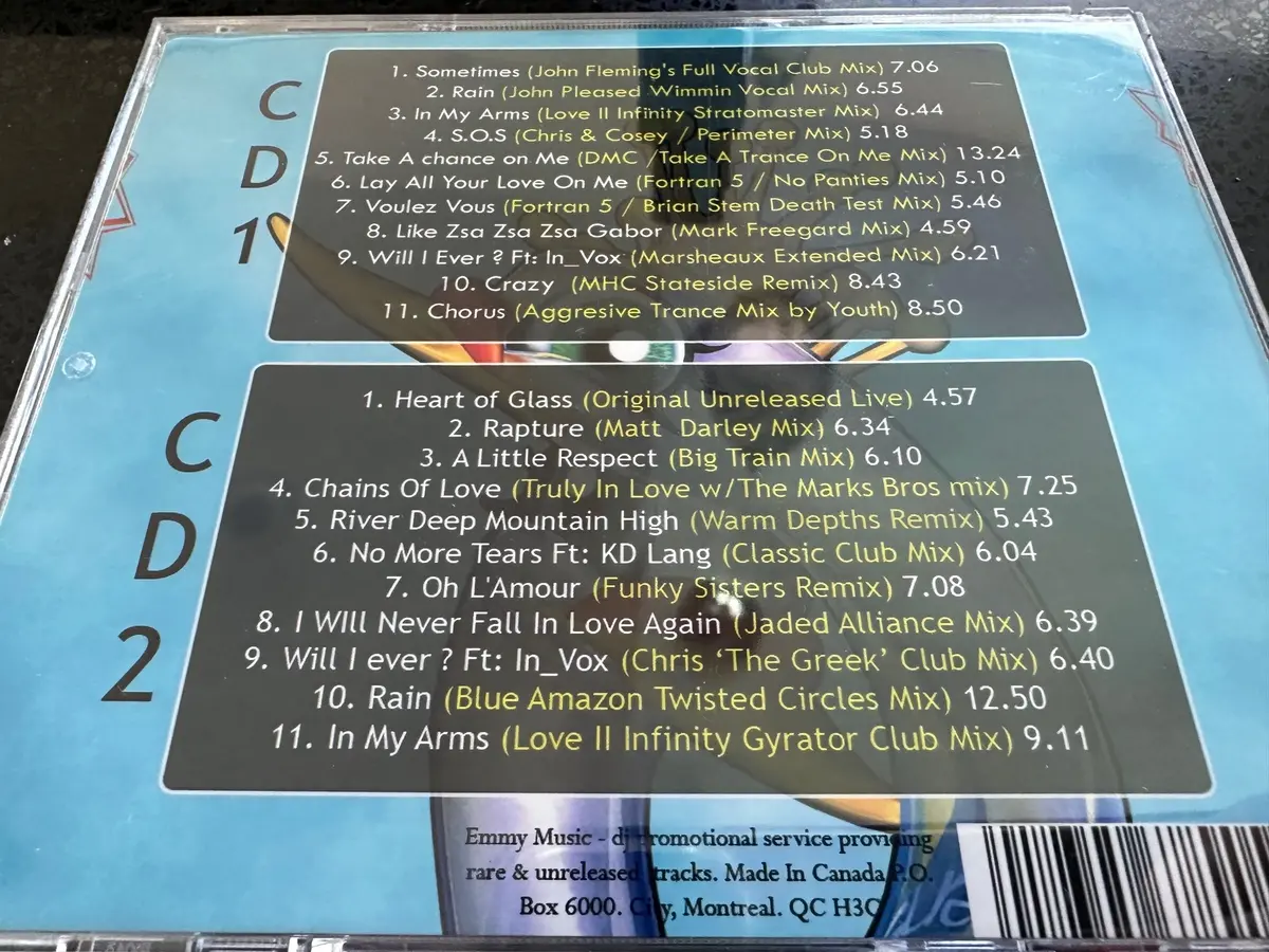 Erasure / Andy Bell -- Pop Remixes 2 (Double Cd) Dj Import Service 2Cd 2