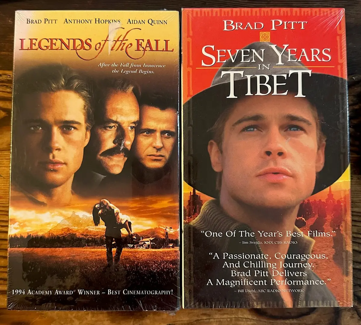 Brad Pitt - 2 Original Vhs Films - New 1