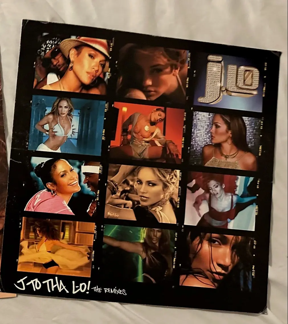Jennifer Lopez-  Promo Poster Flat - J-To-Tha-Lo! Remixes - Used 1