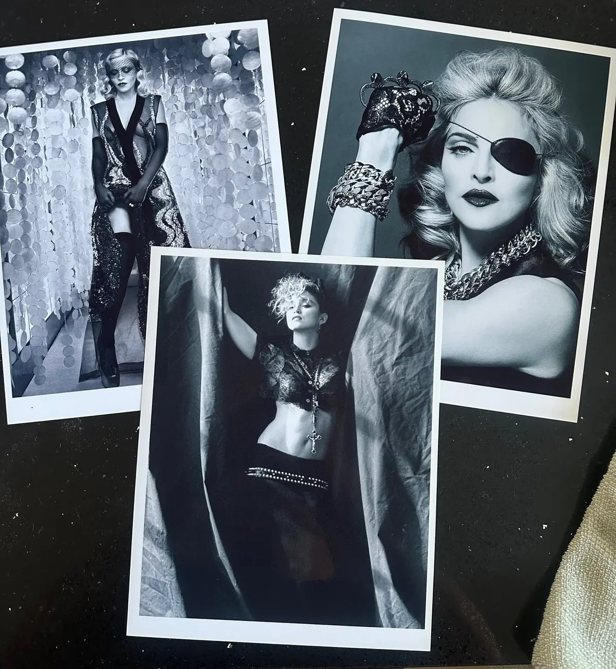 Madonna - 3 Glossy 8X11 Photo B/W Prints  Mdna, 1984 1