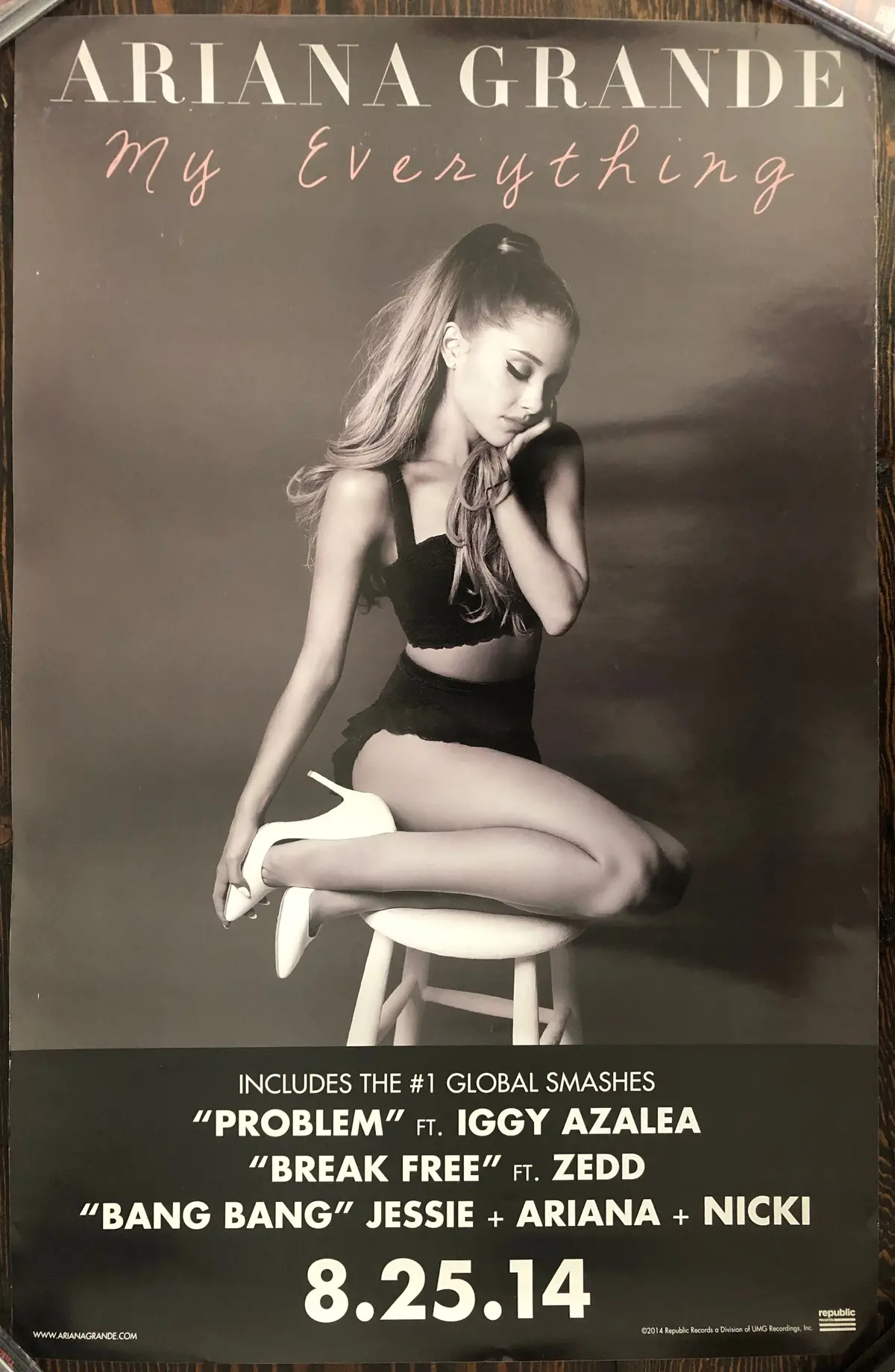 Ariana Grande - My Everything - 2014 Promo Poster 1