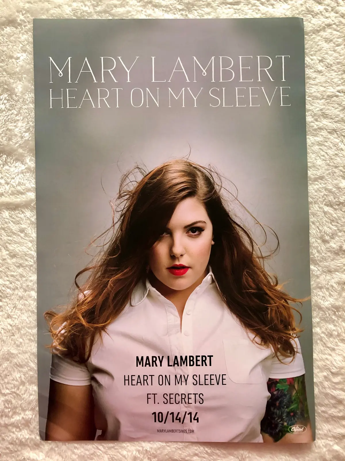 Mary Lambert - Heart On My Sleeve - Promo Poster 1