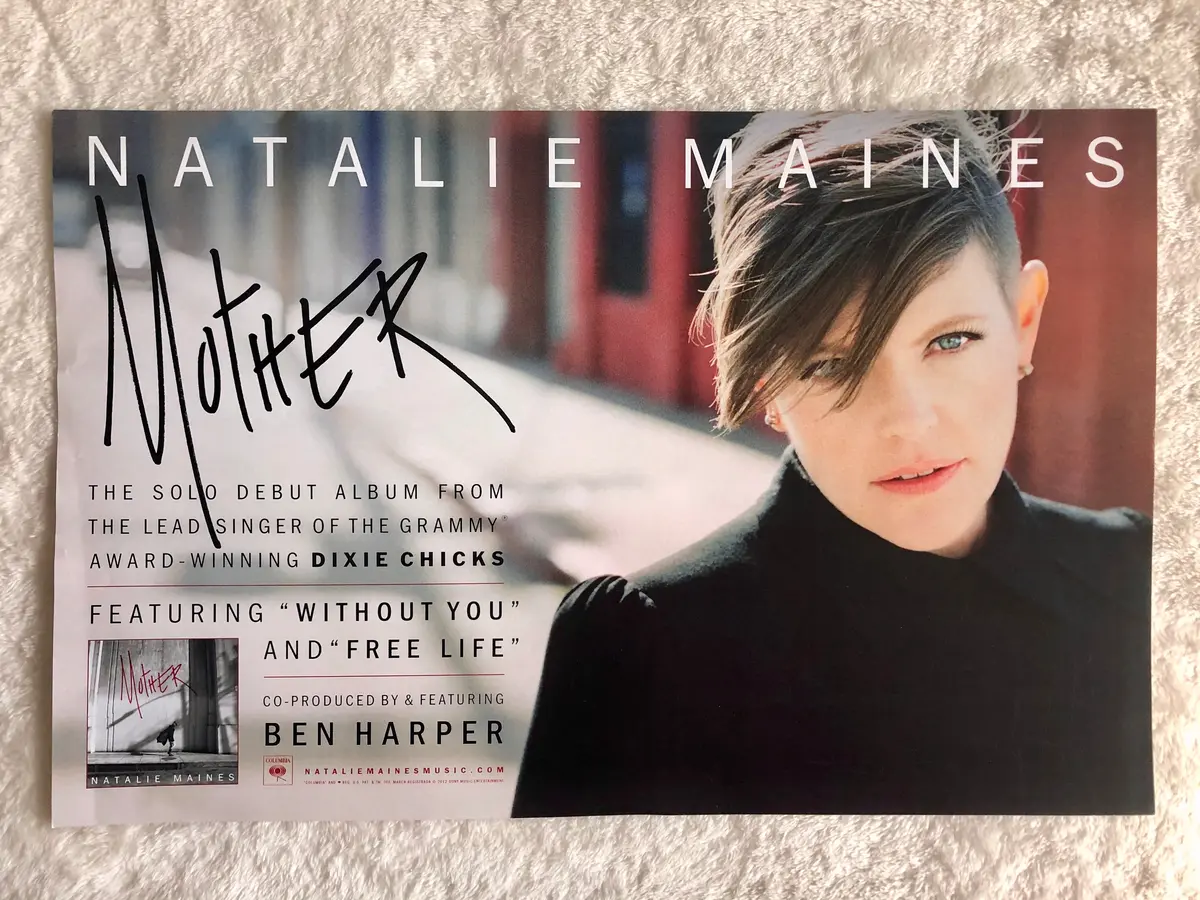 Natalie Maines Of Dixie Chicks - Mother - Promo Poster 1