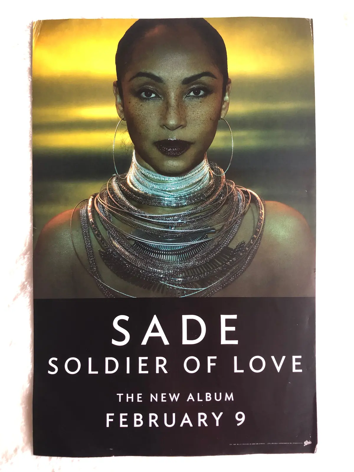 Sade - Soldier Of Love - Double Sided Promo Poster 1