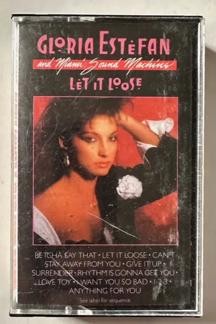 Gloria Estefan And The Miami Sound Machine  Let It Loose  - Cassette Tape - Used 1