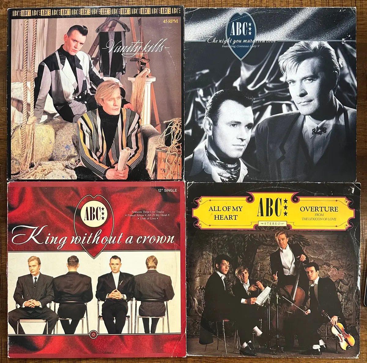 Abc -  4 Original 80'S 12" Singles -- Lp Vinyl - Used 1