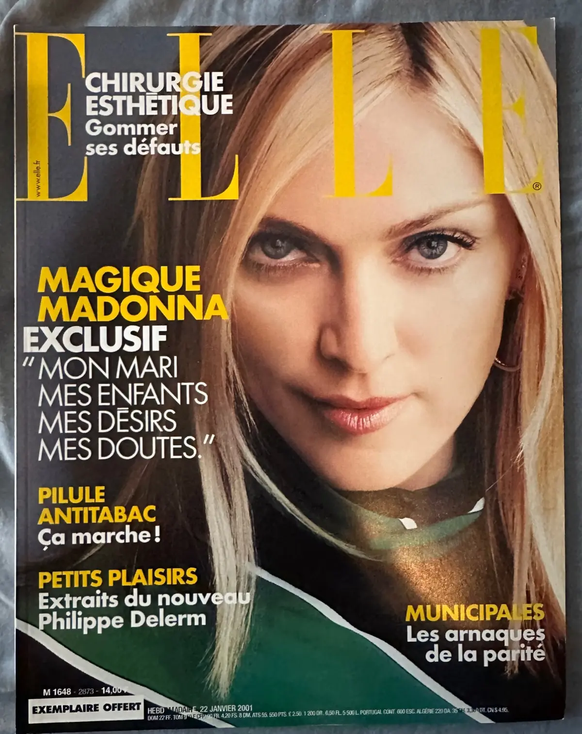 Madonna  Elle (French) Magazine 2001 1
