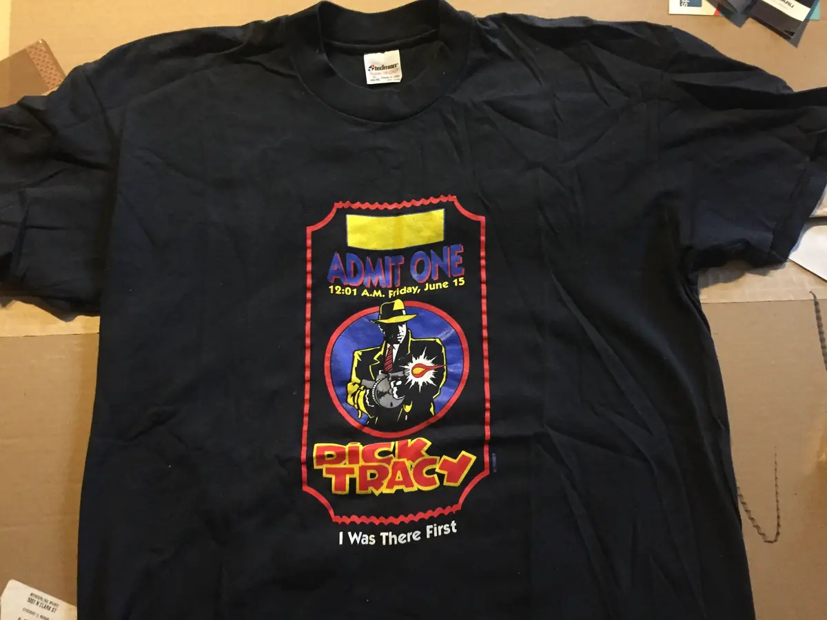Dick Tracy - Promo T-Shirt - Original 90'S (Xl) 1