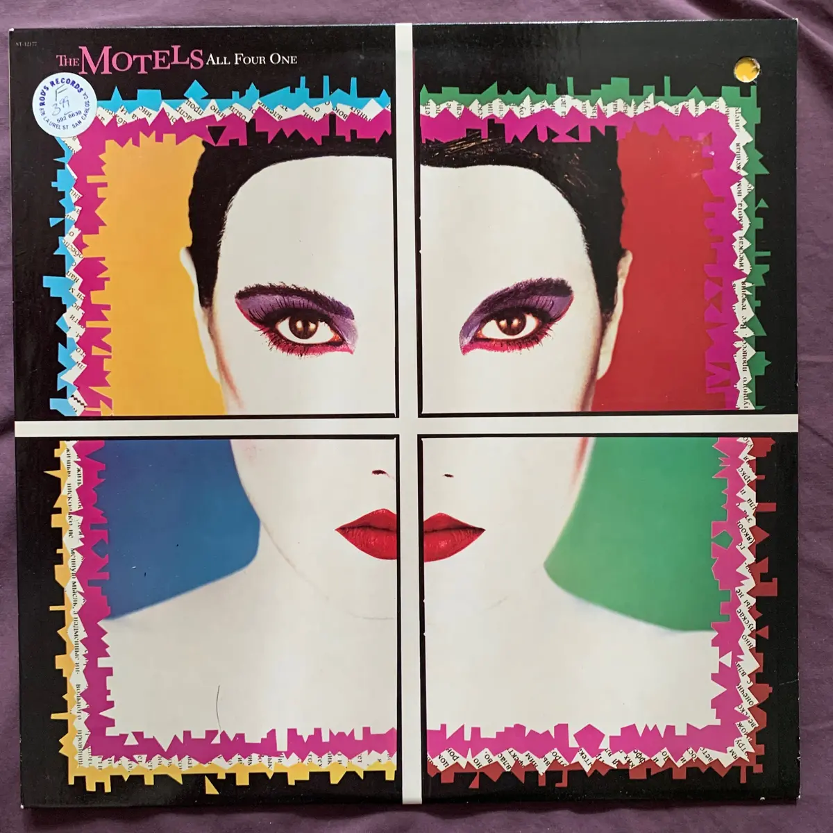 The Motels - All Four One Original Lp Vinyl - Used 1