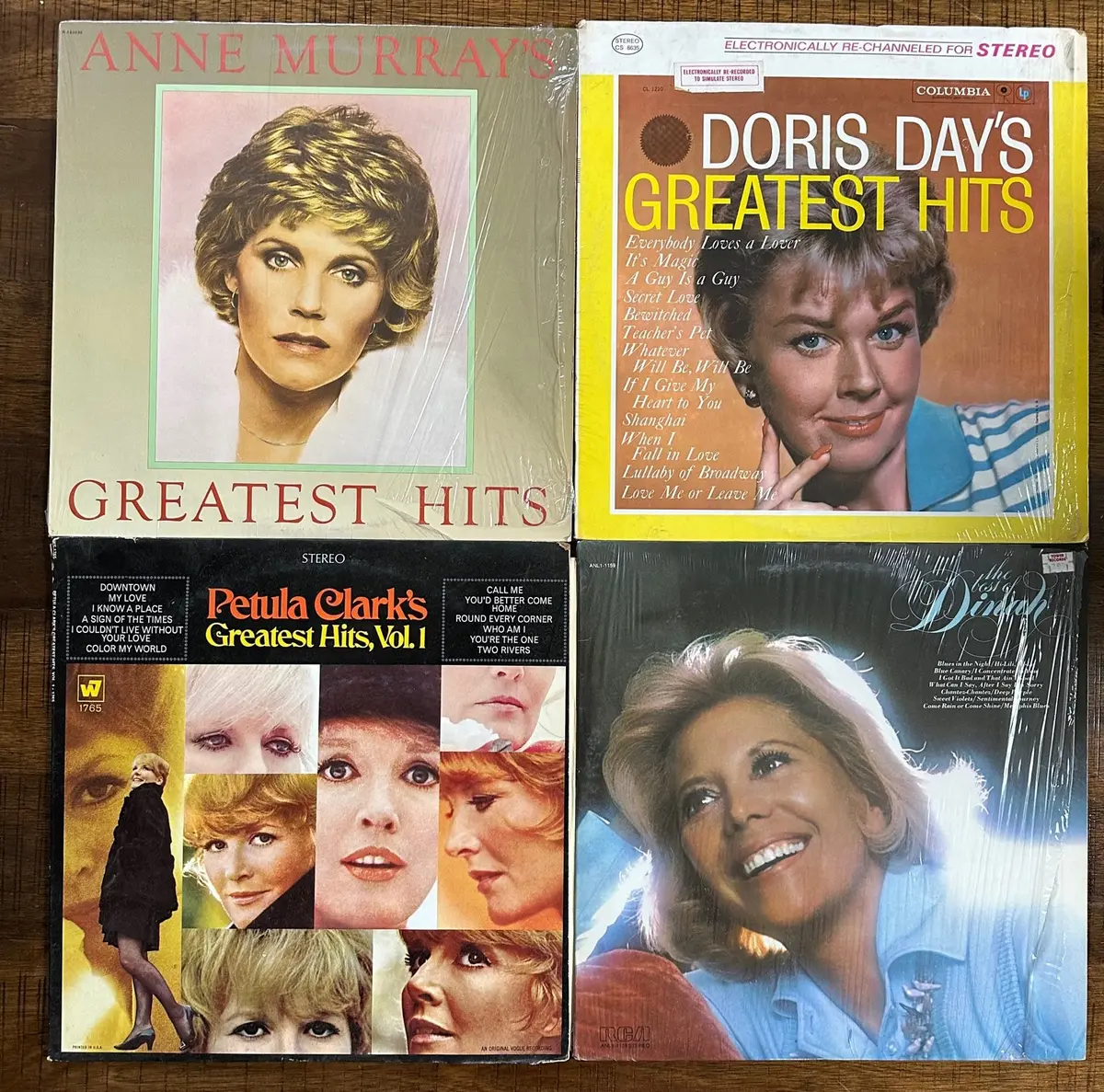 Vocal Ladies Best Of - Set Of 4 Original Lp Vinyl Records - Used 1