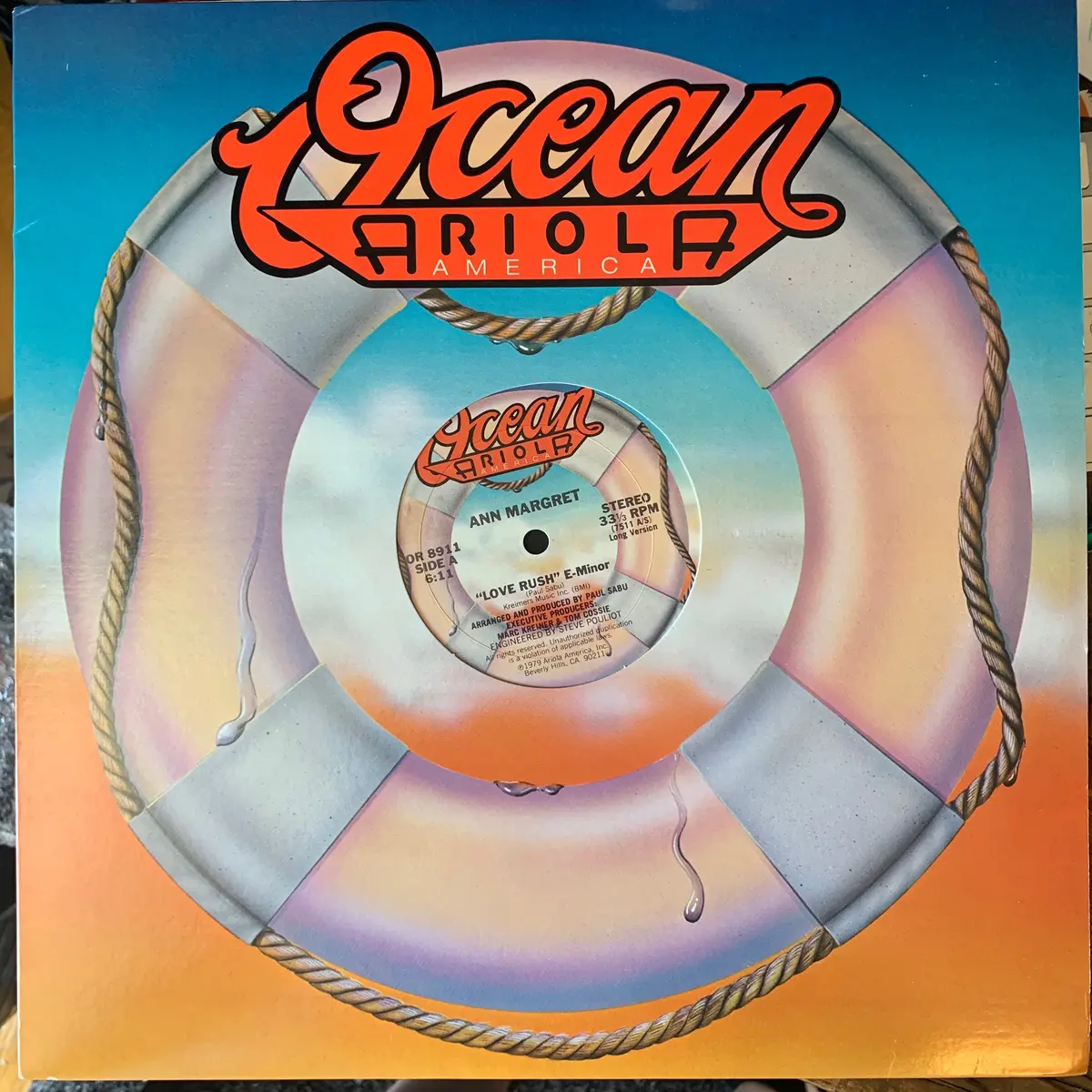 Ann-Margret - Love Rush 12" Lp Disco Vinyl - 1979 1