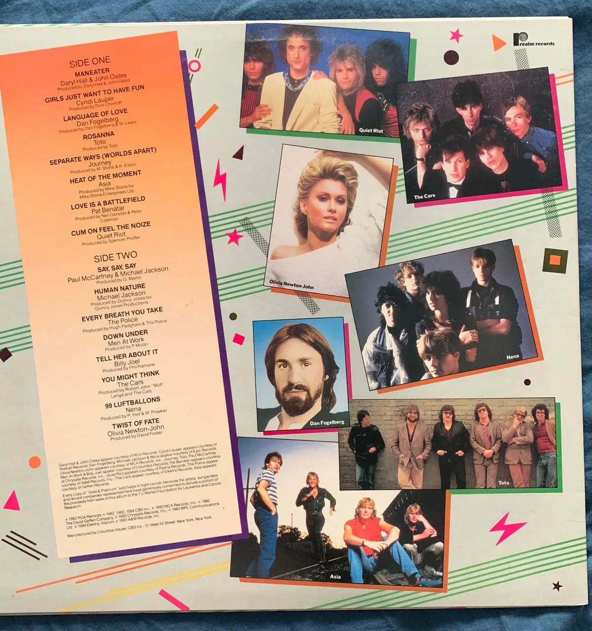 Gold & Platinum 80'S Various Artist Lp Vinyl 2