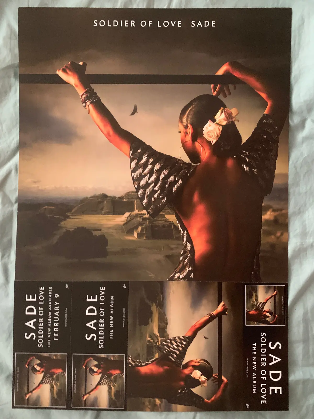 Sade -- Promotional Poster Flat - Soldier Of Love 1