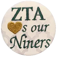 Green & White Niners - White Quatrefoil 1