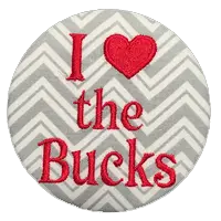Scarlet & Grey - Skinny Chevron Bucks 1