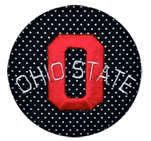 Scarlet & Grey  - Black Micro Dot 1