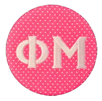 Phi Mu - Pink Polka Dot 1