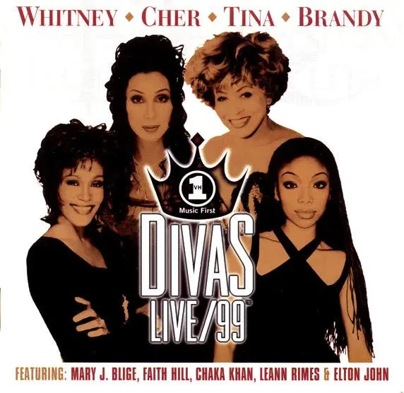 Vh1 Divas Live '99  [Whitney Houston - Cher - Tina Turner -Leann - Brandy ++ ] Cd  - Used 1
