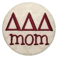 Maroon & White - Sorority Mom 1