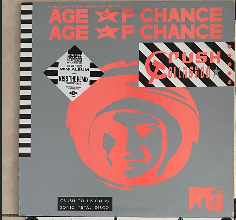 Age Of Chance - Crush Collision Limited Edition Uk 2Xlp Vinyl + Kiss 12" - Used 1