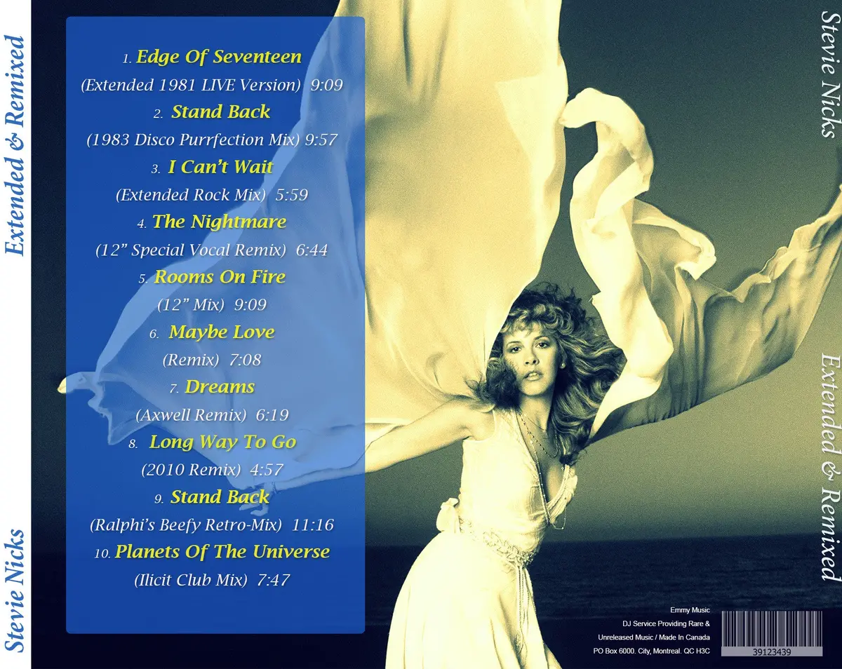 Stevie Nicks - Extended And Remixed Cd 2