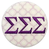 Sigma Sigma Sigma - Quatrefoil 1
