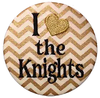 Black & Gold - Metallic Chevron Knights 1
