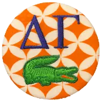 Orange & Blue - Orange Diamond Gator 1