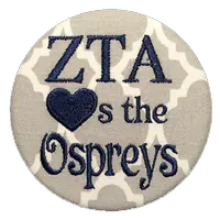 Navy & Grey Ospreys - Grey Quatrefoil 1