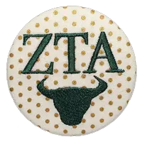 Green & Gold Bulls - Mini Metallic Gold Dot 1