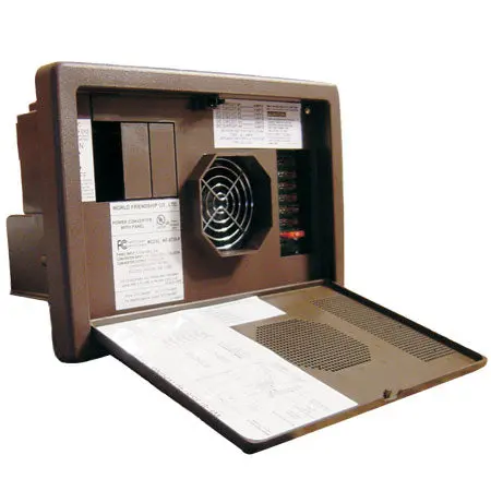 Wf-8740-P Wfco/Arterra Converter/Charger W/ Distribution Center For 30 Amp Ac Service - 40 Amp Dc Output W/ 6 Circuits Brown 1