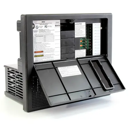 Wf-8955Pec-B Wfco/Arterra Converter/Charger W/ Distribution Center For 30 Amp Ac Service - 55 Amp Dc Output W/ 11 Circuits Black 1
