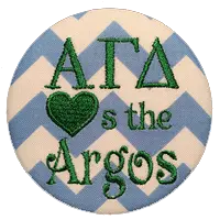 Blue & Green Argos - Blue Chevron 1