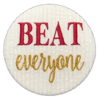 Beat Everyone - Garnet & Gold 1