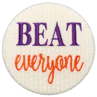 Beat Everyone - Orange & Purple 1