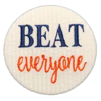 Beat Everyone - Orange & Navy 1