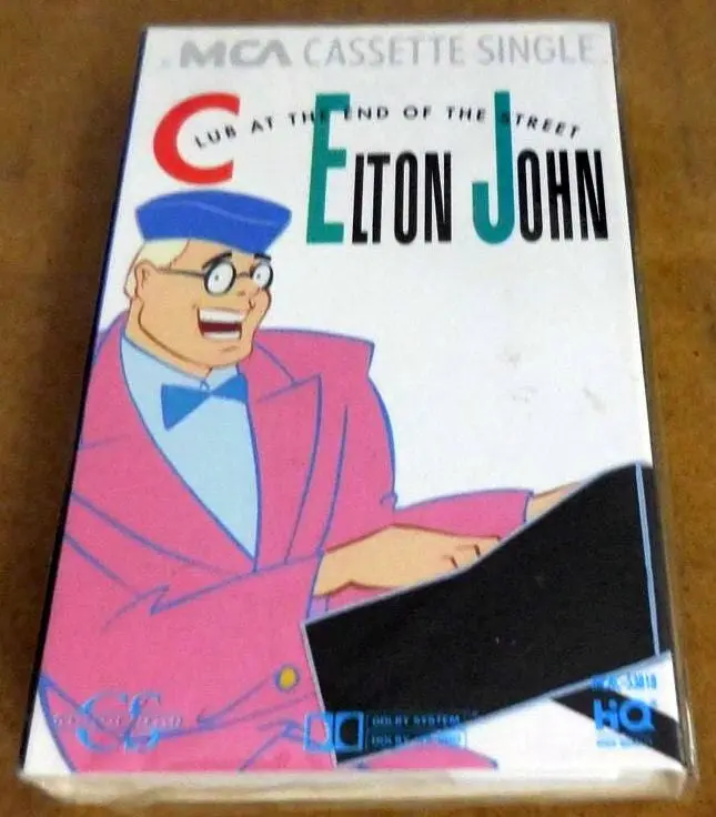 Elton John - Club At The End Of The Street (Cassette Single -New) 1
