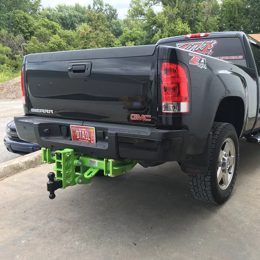 Gh-6624 Gen-Y 2.5" Class V Frame Mount Torsion Hitch 21,000 Lb. 6" Down 2.5" Up W/ 2" & 2 5/16" Hitch Balls & Pintle Hitch 4 Port 1
