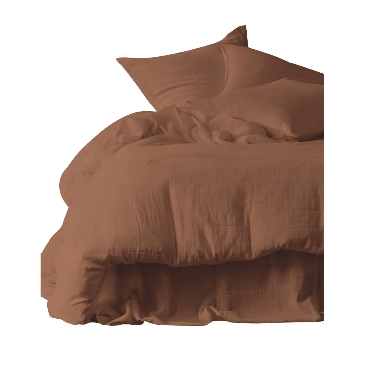 Set/2 Kussenslopen Mykonos - Mokka 65X65cm 1