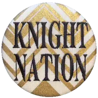 Black & Gold - Metallic Zig Zag Knight Nation 1