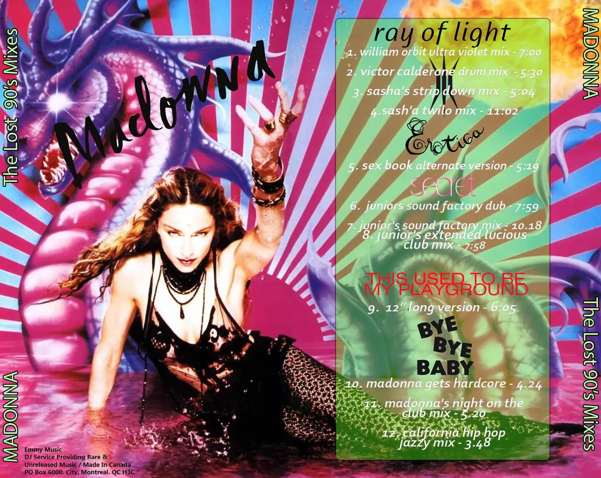 Madonna - The Lost 90'S Mixes Cd 2