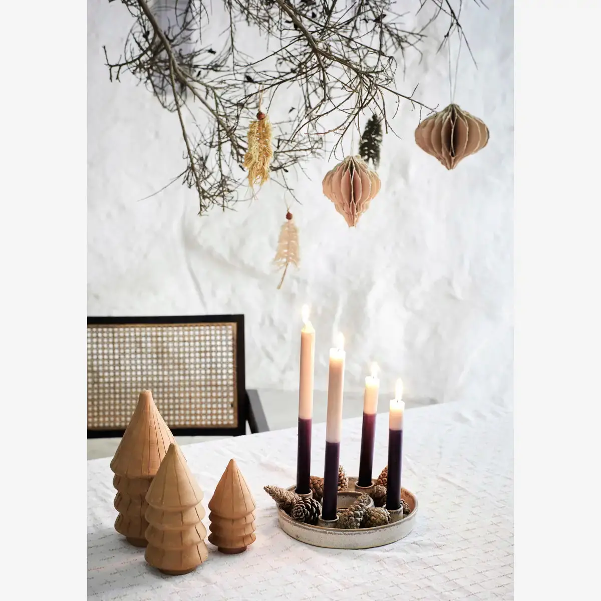Terracotta Kerstboom - Set Van 3 2