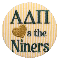 Green & White Niners - Gold Seersucker 1