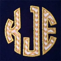 Monogrammed Tank - Applique 1