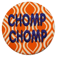 Orange & Blue - Chomp Chomp Orange Retro 1