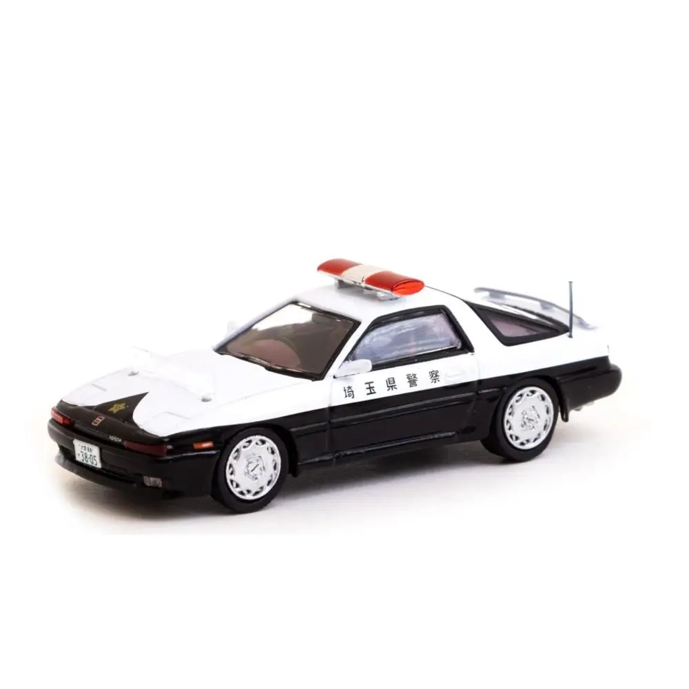 Toyota Supra Japan Police Car Diecast Model Car 1:64 Scale (Approx. 7Cm) Collectible 1